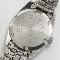 Vintage Seiko Lord Marvel 5740-8000 36000 Silver Linen Arabic Manual Watch SS JP
