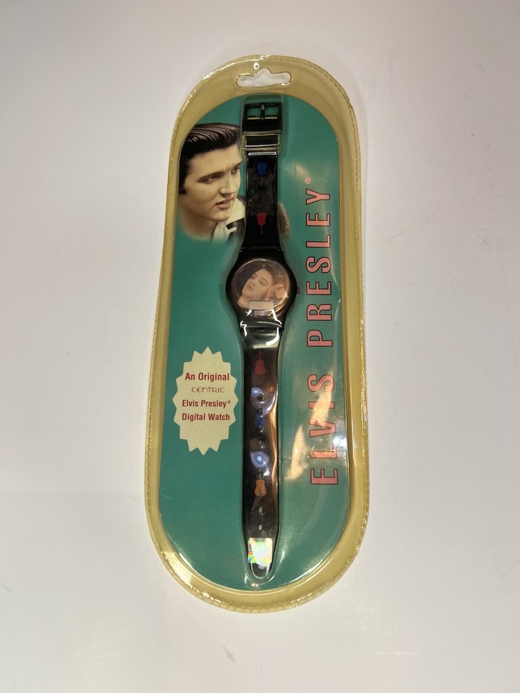 Elvis Presley Wristwatch Centric Digital Watch 2005 Splash Proof NOS