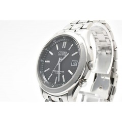 CITIZEN FRD59-2391 Radio Solar Men’s Watch Black Dial Date 38.6mm