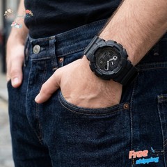 Casio G-SHOCK GA-100-1A1 Analog Digital Black Watch 200M 1000sec Genuine