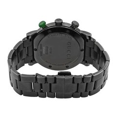 Gucci G-Chrono Black Dial PVD Stainless Steel Quartz Mens Watch YA101331