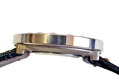 Boy London Boy-46-W Watch: 36mm Bidirectional Rotating bezel Japan. Runs.