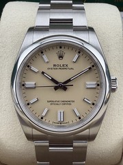 2025 Rolex Oyster Perpetual 126000 Beige Complete Set NEW Factory Stickers