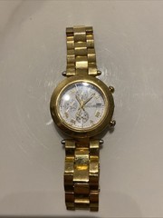 Klaus Kobec Gold Plated Couture Sports Watch KKG1913