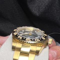 Rolex GMT-Master II Yellow Gold 40mm Black Dial 24-Hour Bezel w/ Box has links