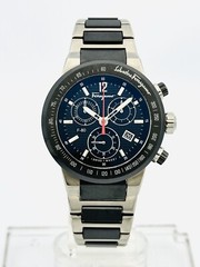 Salvatore Ferragamo Men’s F55030014 F-80 Analog Display Swiss Black Watch F55
