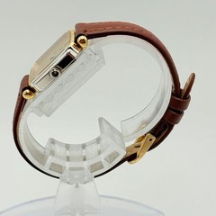 Seiko 1400-7010 Quartz Women Square Wristwatch Gold Silver Battery Replaced