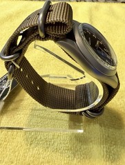 ADDIESDIVE 36mm VH31 Retro Pilot Field Watch AD2079 Tan NATO Strap- NEW