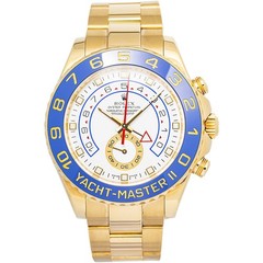 Rolex Yacht Master II 116688 Oyster 18k YG White Dial Auto Men’s Watch 44mm