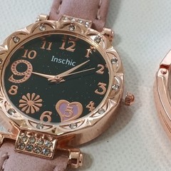 Watch & Bracelet set Brass Plated One Size fits 7.5 in wrist Brass Plated