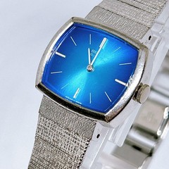 SEIKO Vintage Wristwatch Quartz Blue Dial Unisex