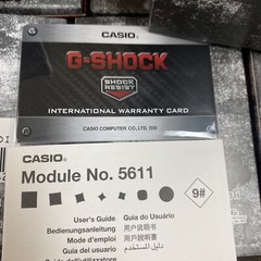 New Casio OAK G-Shock GA2100-1A1 A/D Digital Carbon Resin Black Out Men’s Watch
