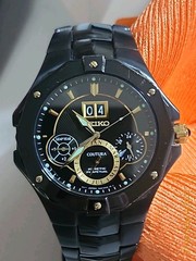 Seiko Coutura Men’s Black Watch – SNP017 – Read Description!