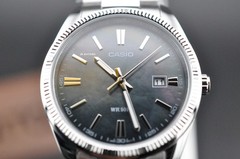 Casio MTP-1302DS-1A Mens 50M WR Watch Stainless Steel mother of pearl New