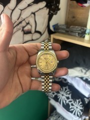 Mens Watch 42mm Sliver-Rose Gold
