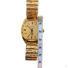 Zaria zarja Watch Vintage Original Soviet mechanical Wristwach Gold Plated Au-10