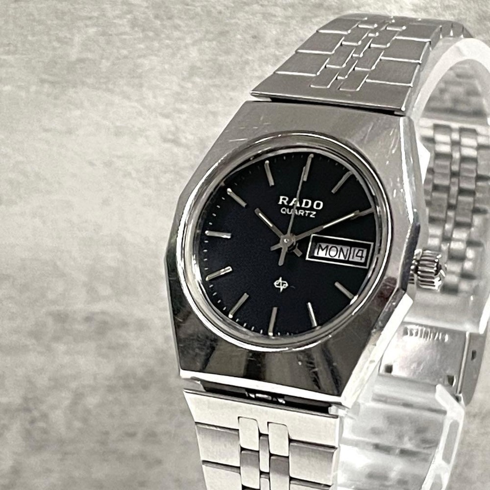 RADO Day-Date Black Dial Women’s Watch in Working Condition
