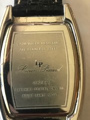 LUCIEN PICARD women WATCH all stainless steel Swiss parts move new battery-AS IS