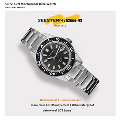 Luminous Diving Watch Sapphire Bracelet