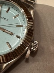 TIMEX Waterbury Legacy TW2V18200 Quartz Stainless Steel Sky Blue Mens Watch