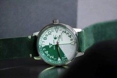 Sputnik Day and Night Watch Wrist Vintage Soviet Mechanical USSR Rare