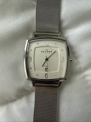 Vintage Skagen, Women’s Stainless Steel Case Bracelet Mesh Style Quartz 577SSS