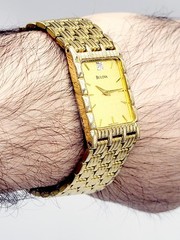 Bulova Diamond Quartz Men’s Watch SWISS 2000 Vintage Quartz New Battery