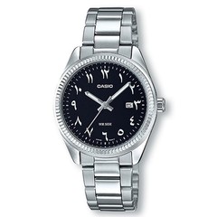 CASIO LTP1302D-1B3 Analog Arabic Numerals Black Dial Watch
