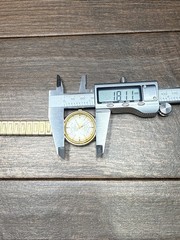 Vintage 1960’s Bulova Watch M0 Gold Tone July 1969 Calendar Band Repair Parts