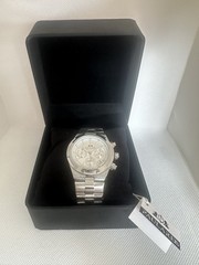 Luxury Classic Men’s Quartz Watch Business 3ATM Paulareis Silver Stopwatch New