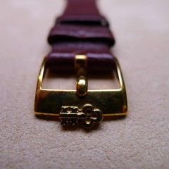 Corum 18K Watch 5 Dollars Indian Head Coin 1915. Brown Leather Strap, Case 31mm