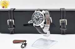 *NEAR MINT w/ Box* GaGa MILANO Manuale 40mm Ref.5020 Black Dial Quartz Watch