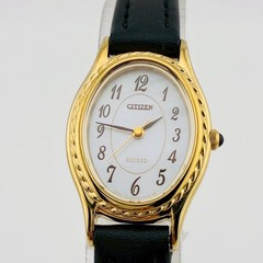 Citizen Shell Gold Ladies Quartz Watch Oval Case 5430-T004539 wrist 17.5cm/6.9in