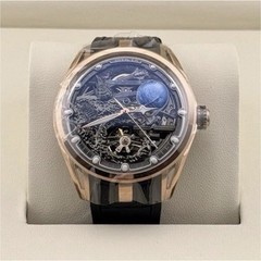 Invicta Celestial naosia automatic men’s watch w/skeleton dial-45mm,Black