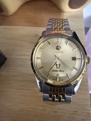 Rado Golden Horse Automatic Date 35mm Gold Dial Two Tone Vintage Mens Watch