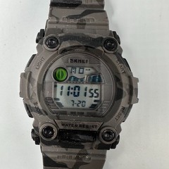 Skmei Digital Watch Men Grey Camoflauge 42MM Backlight 1635 New Battery