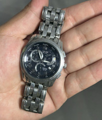 Citizen Eco-Drive Perpetual Calendar 40-43.9mm Black Dial Steel Bracelet 100m