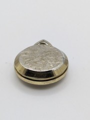 Rouan De Luxe 1 Jewel Manual Wind Swiss Pendant Watch Untested Parts 33.6mm
