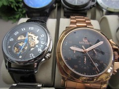 Men’s Watch Lot of 15 Weide/Megir/Curren/Dufonte & More Non-Working Parts/Repair