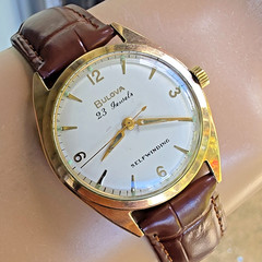 Vintage BULOVA men’s automatic watch 10BZAC 23Jewels 10K RGP USA 1961