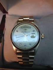 14K 91g 10 Diamond President $29,999. Jules Jurgensen Model # 6M50 Watch.