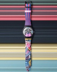 Rare Swatch x Moma Collection Limited the city Watch Japanese artist Moonswatch