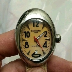 LOCMAN NUOVO Watch Italy Vintage Hand Made White Alligator