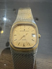 Universal Geneve Women’s Watch Gold 23mm Vintage New Battery – USA Seller