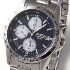 Seiko chronograph quartz men’s watch “JAPAN” New