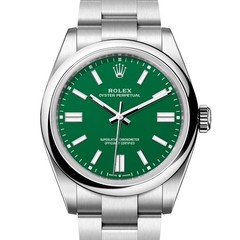 Rolex Oyster Perpetual 41 mm 134300 Green UNWORN 2025 SEPTEMBER Oyster Steel