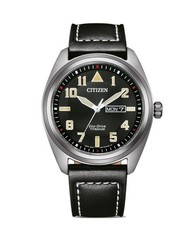 CITIZEN Men Analog Eco-Drive Casual Watch Classic Dress Black Dial Waterproof Ro