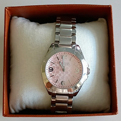 Coach Women’s Quartz Wristwatch Pink Stainless Bracelet