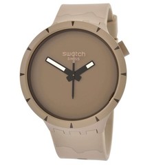 Swatch Unisex Watch Colours Of Nature Big Bold Bioceramic Desert Strap SB03C101