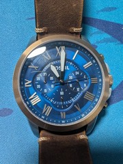 Fossil Grant Chronograph Blue Dial Men’s Watch (FS5150)